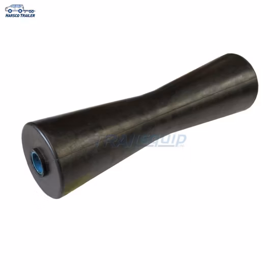 Boat Trailer Black Polyurethanes PU Concave Keel Roller