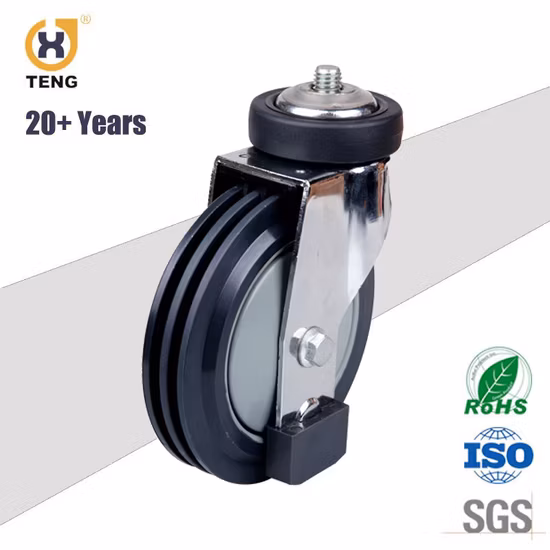 Супермаркет 5-дюймовый поворотный стержень с резьбой, эскалатор, тележка, колесико тележки для покупок